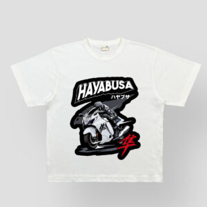 Hayabusa Sportbike Graphic Tee-WHITE