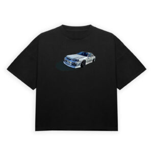 JDM Drift Car Graphic T-Shirt-black