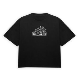 Skeleton Biker Graphic Tee